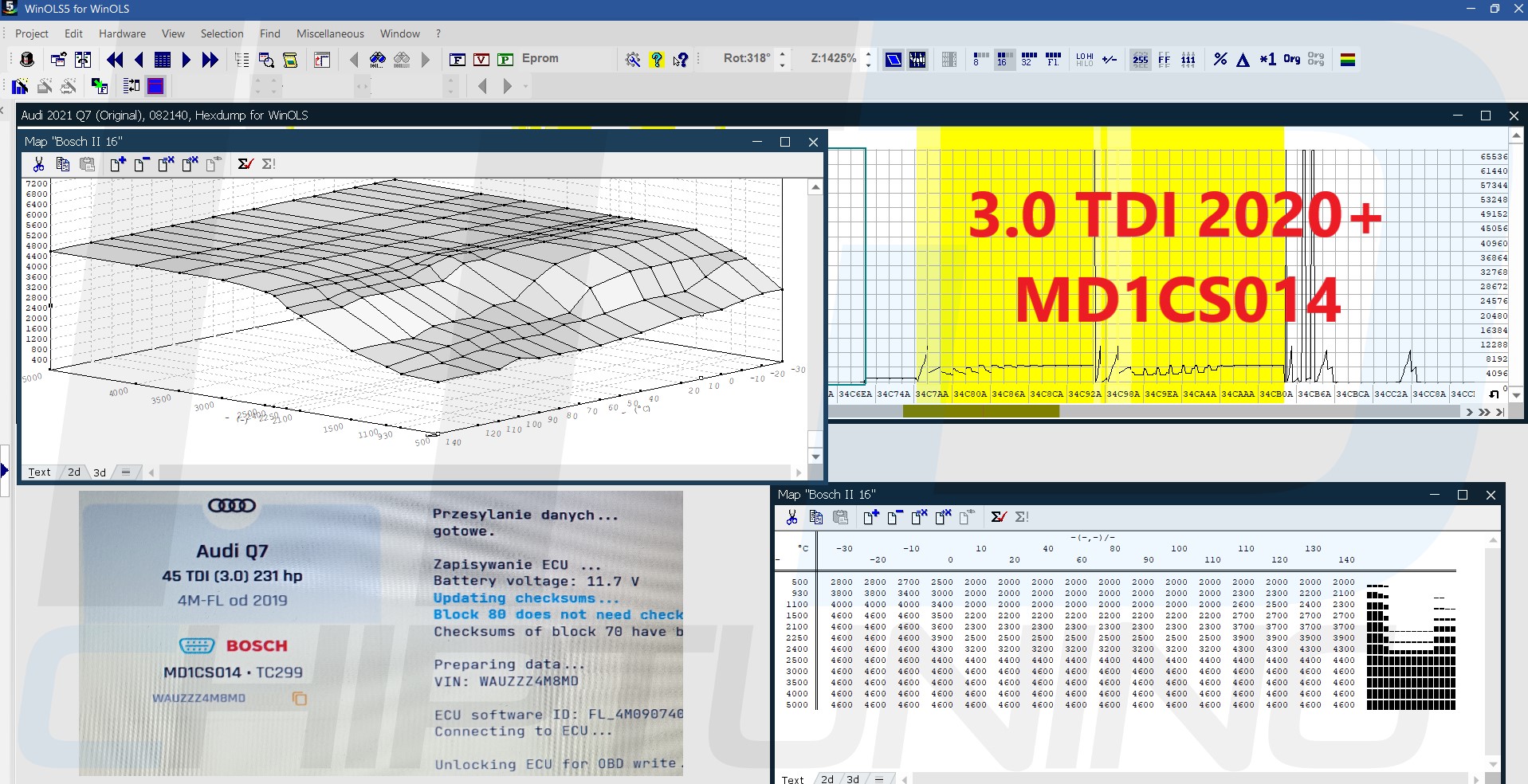 Podniesienie ciśnienia oleju 3.0 TDI - Chiptuning ITD - chiptuningitd.pl
